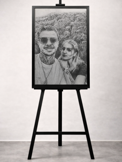 Üveg kép gravírozás