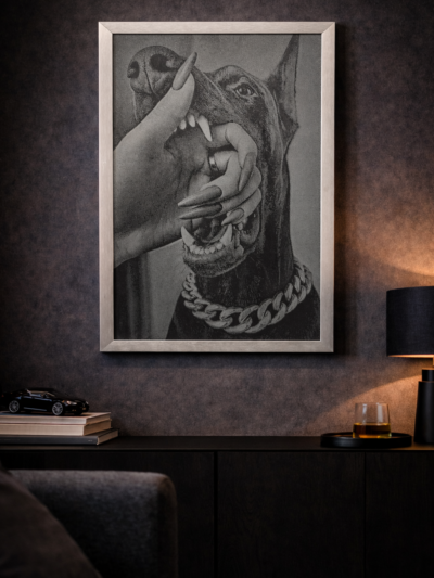 Üveg kép gravírozás